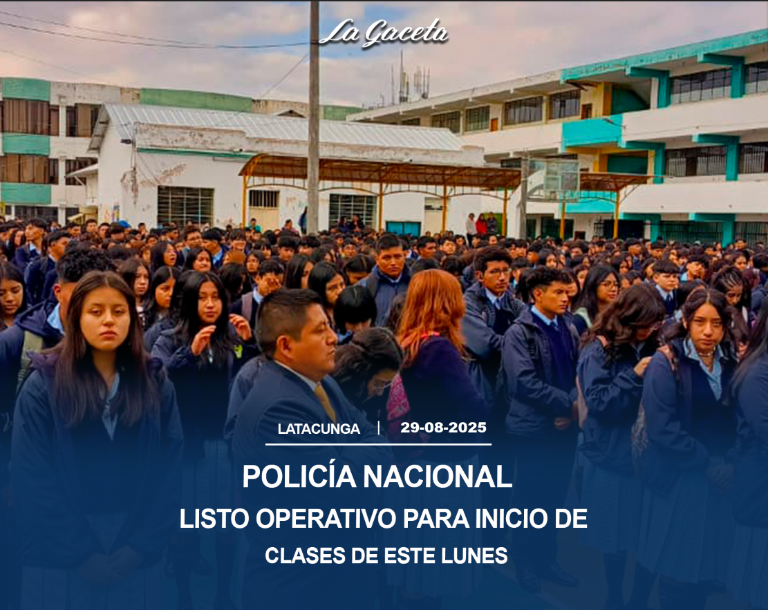 Policía Nacional tiene listo operativo para el inicio de clases de este lunes