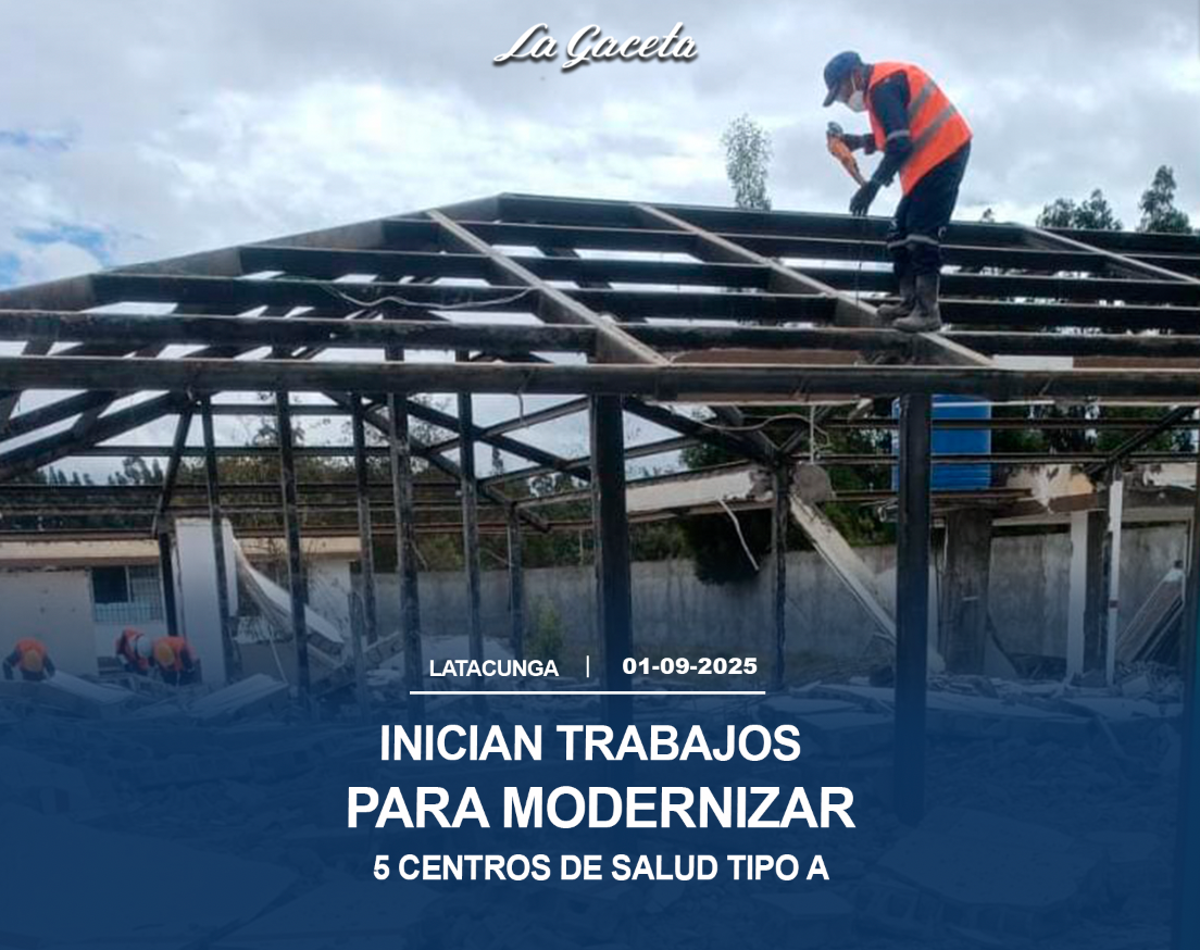 Inician trabajos para modernizar 5 centros de salud tipo A
