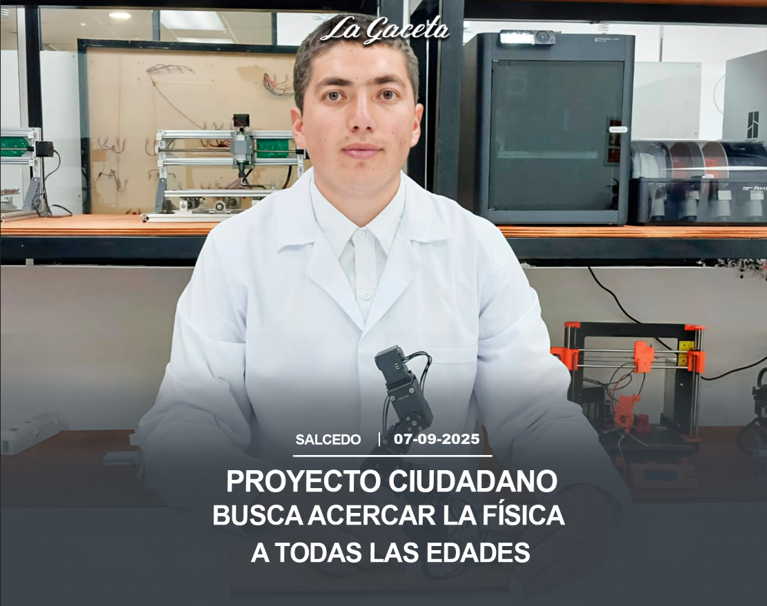 Proyecto ciudadano busca acercar la física a todas las edades