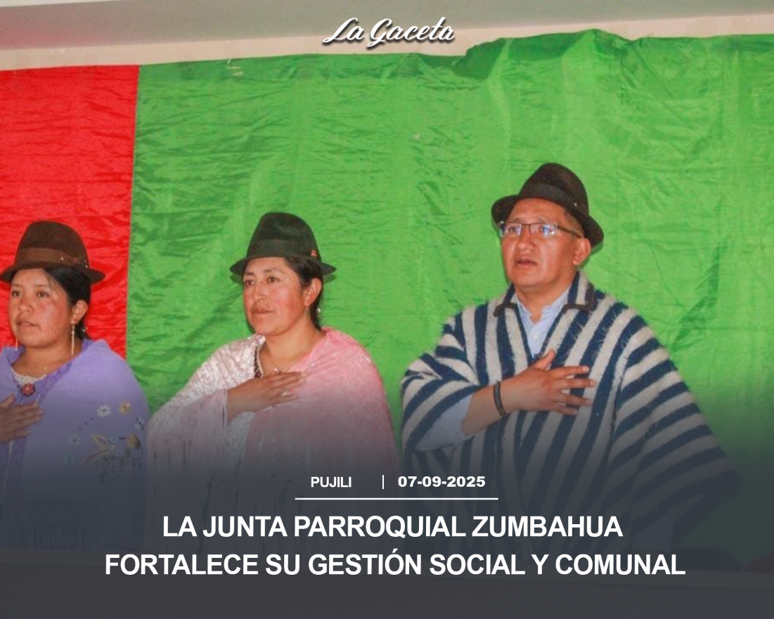 La Junta Parroquial Zumbahua fortalece su gestión social y comunal