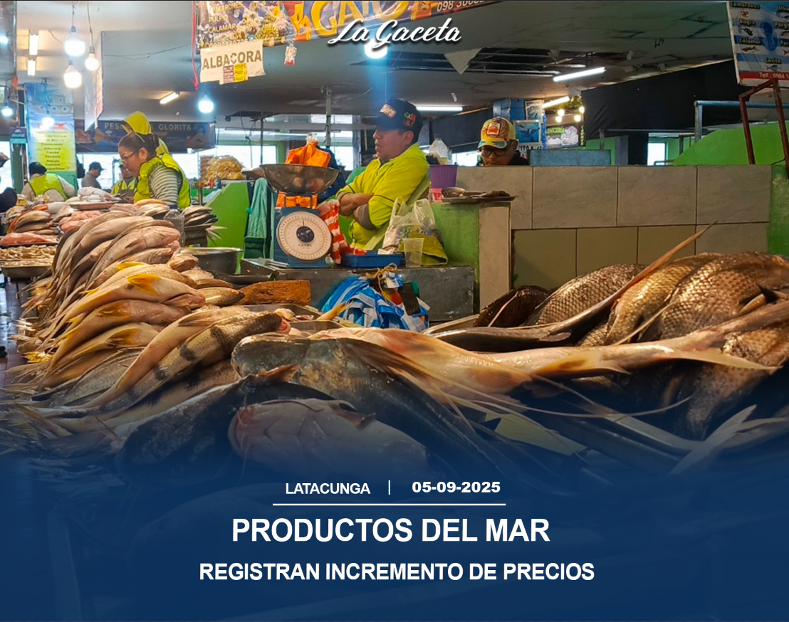 Productos del mar registran incremento de precios
