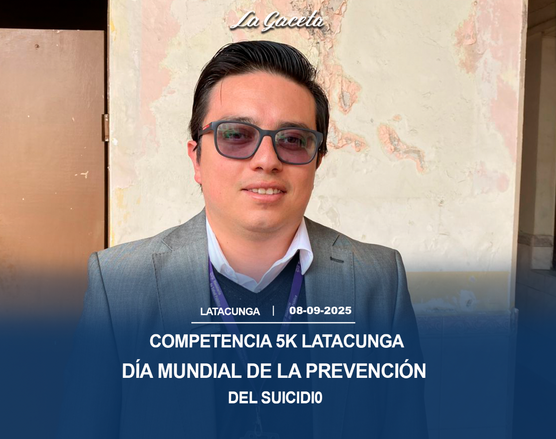 Latacunga acoge competencia 5K por el Día Mundial de la Prevención del Suicidio