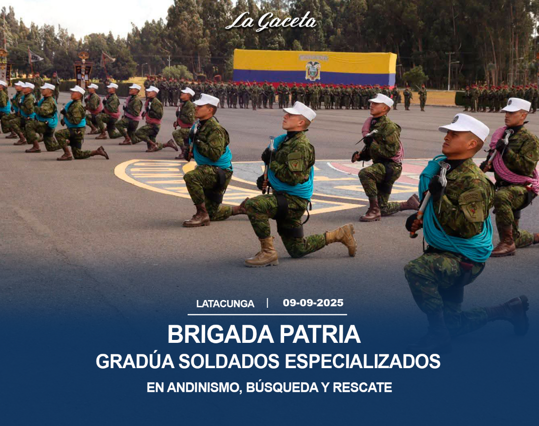 Brigada Patria gradúa soldados especializados en andinismo, búsqueda y rescate