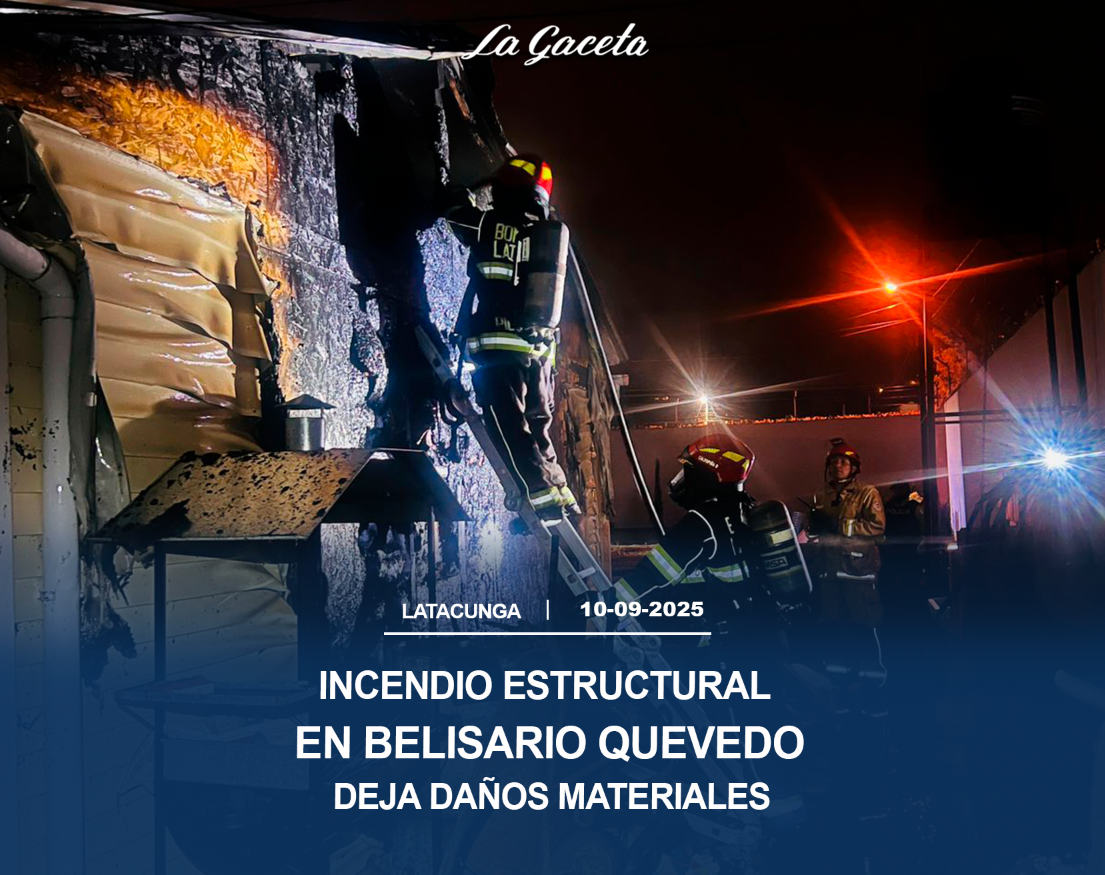 Incendio estructural en Belisario Quevedo deja daños materiales