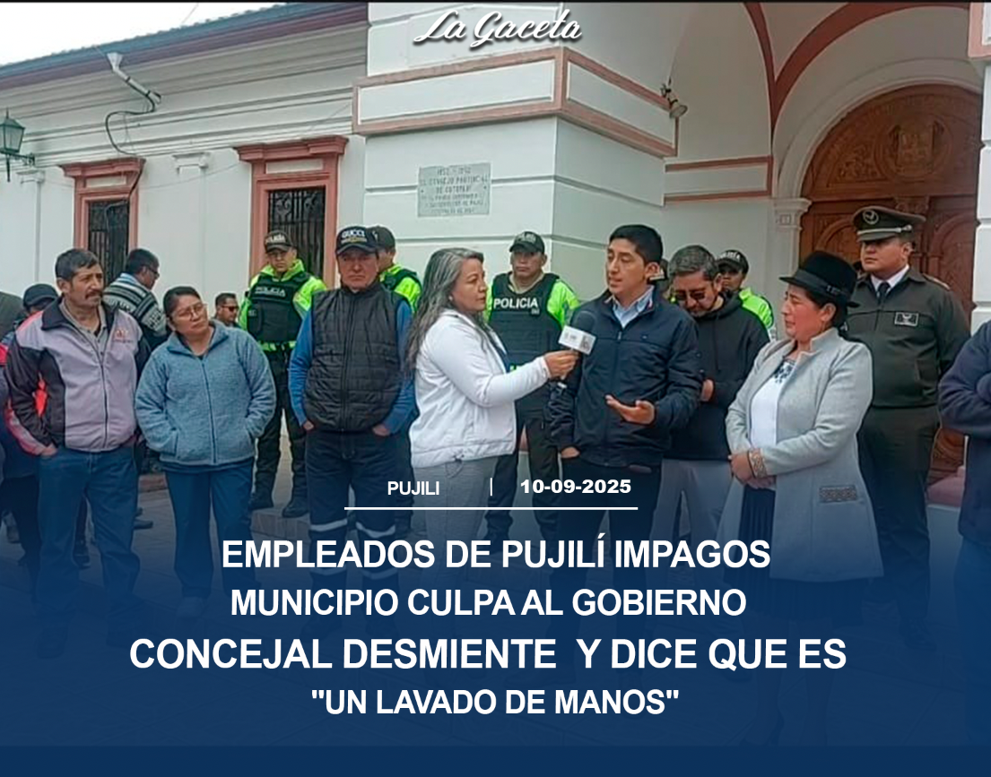Empleados de Pujilí impagos 