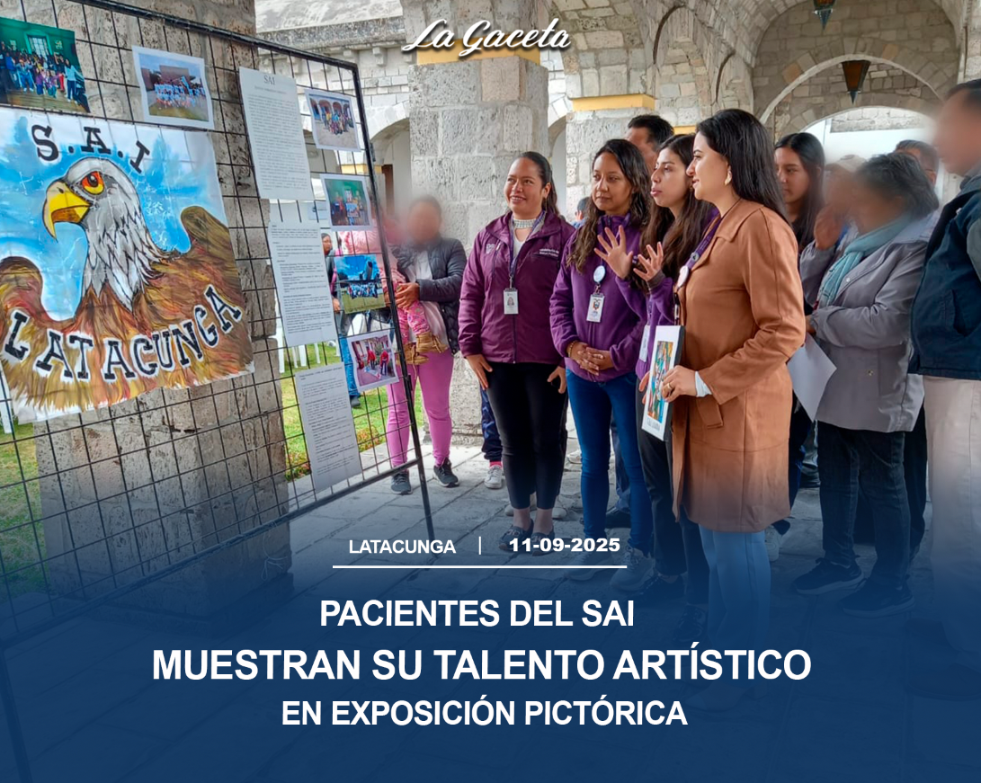 Pacientes del SAI muestran su talento artístico en exposición pictórica