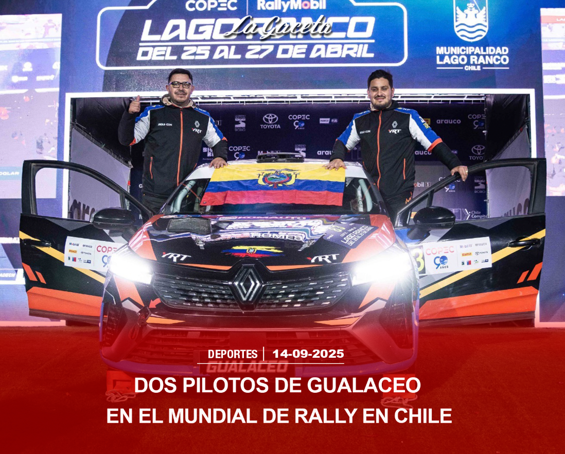 Dos pilotos de Gualaceo en el mundial de Rally en Chile