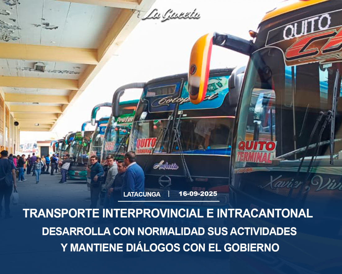 Transporte interprovincial e intracantonal 