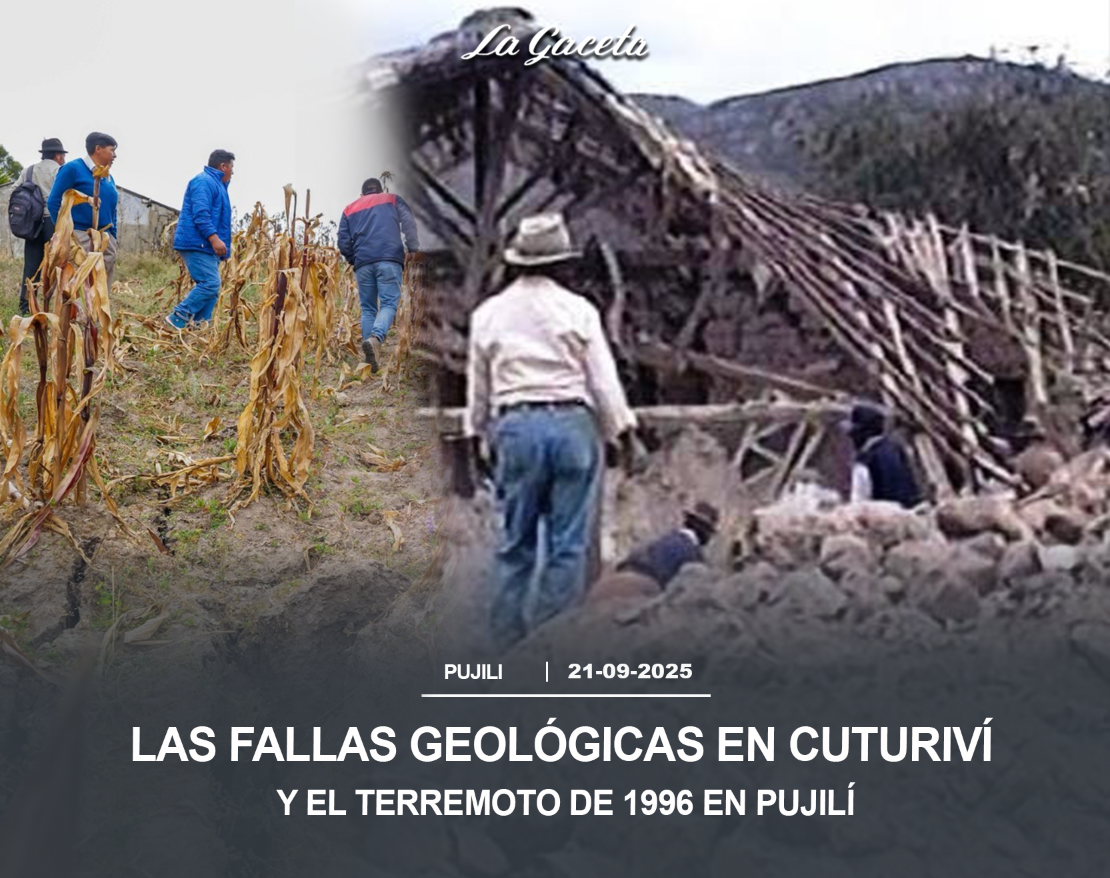 Las fallas geológicas en Cuturiví y el terremoto de 1996 en Pujilí