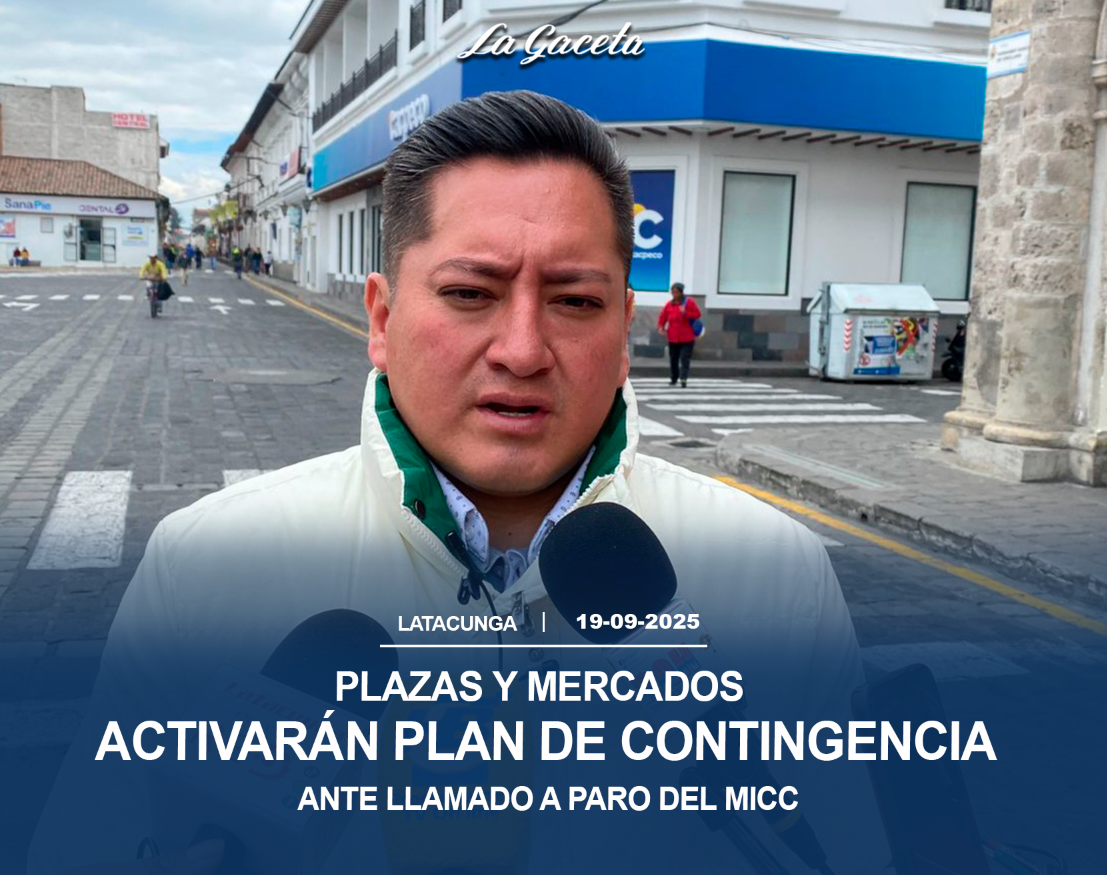 Plazas y mercados activarán plan de contingencia ante llamado a paro del MICC