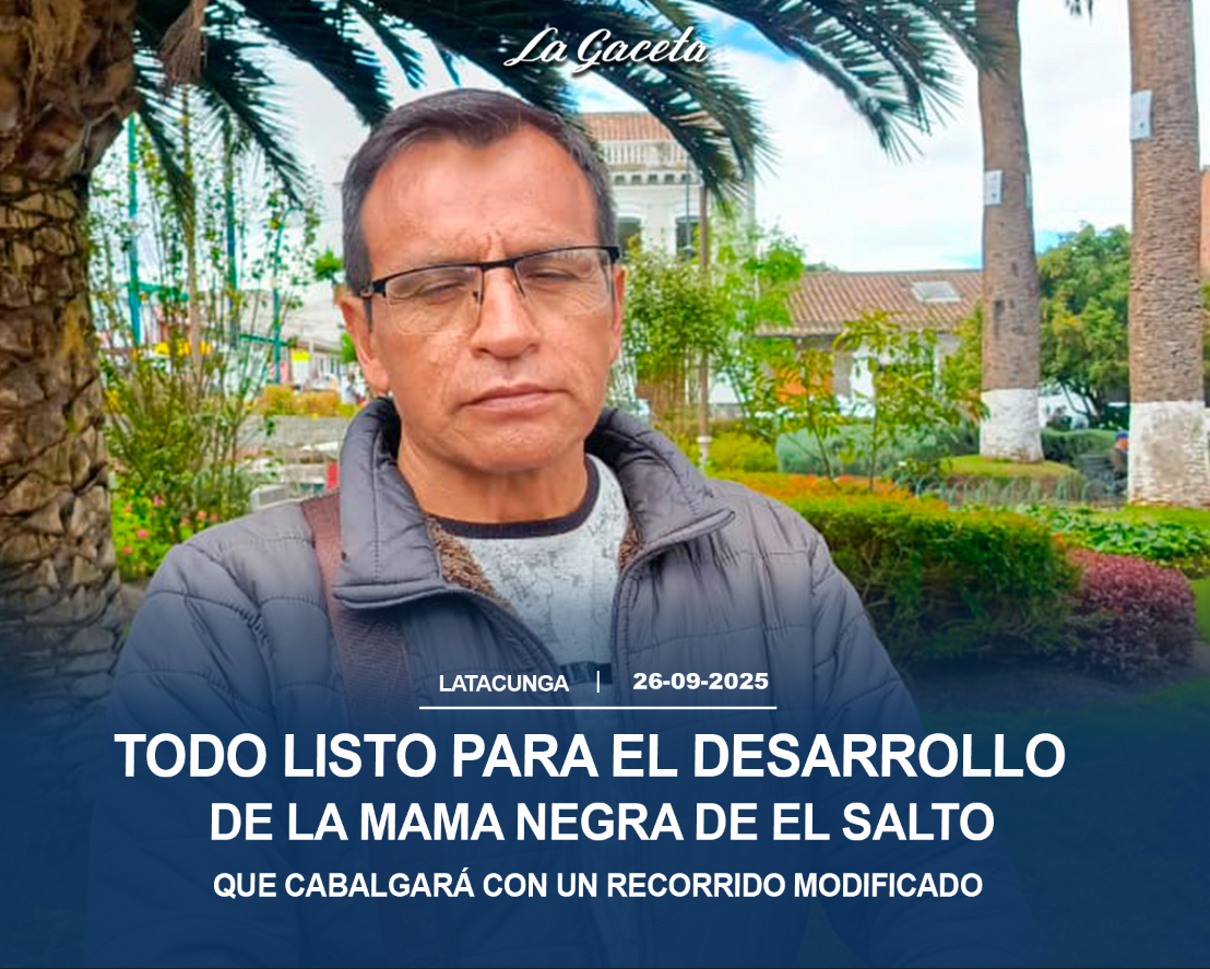Todo listo para el desarrollo de la Mama Negra de El Salto que cabalgará con un recorrido modificado