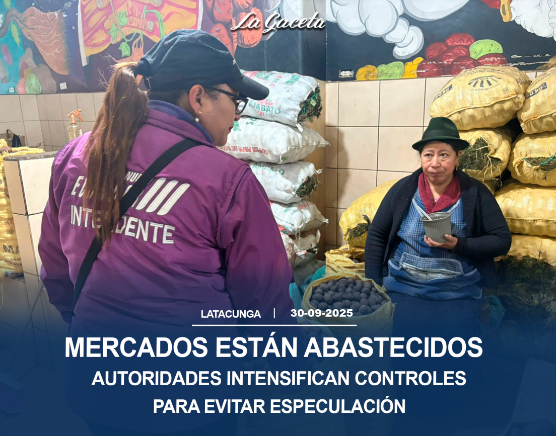 Mercados están abastecidos 
