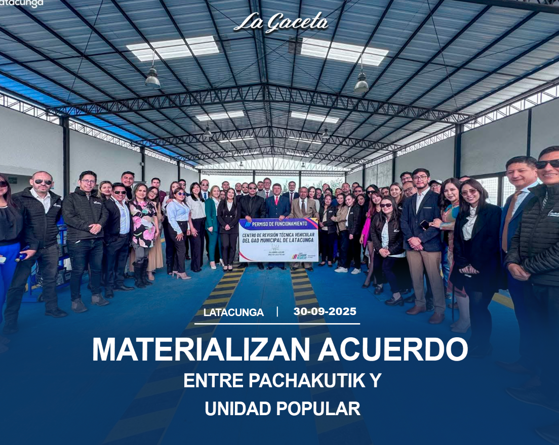 Materializan acuerdo entre Pachakutik y Unidad Popular