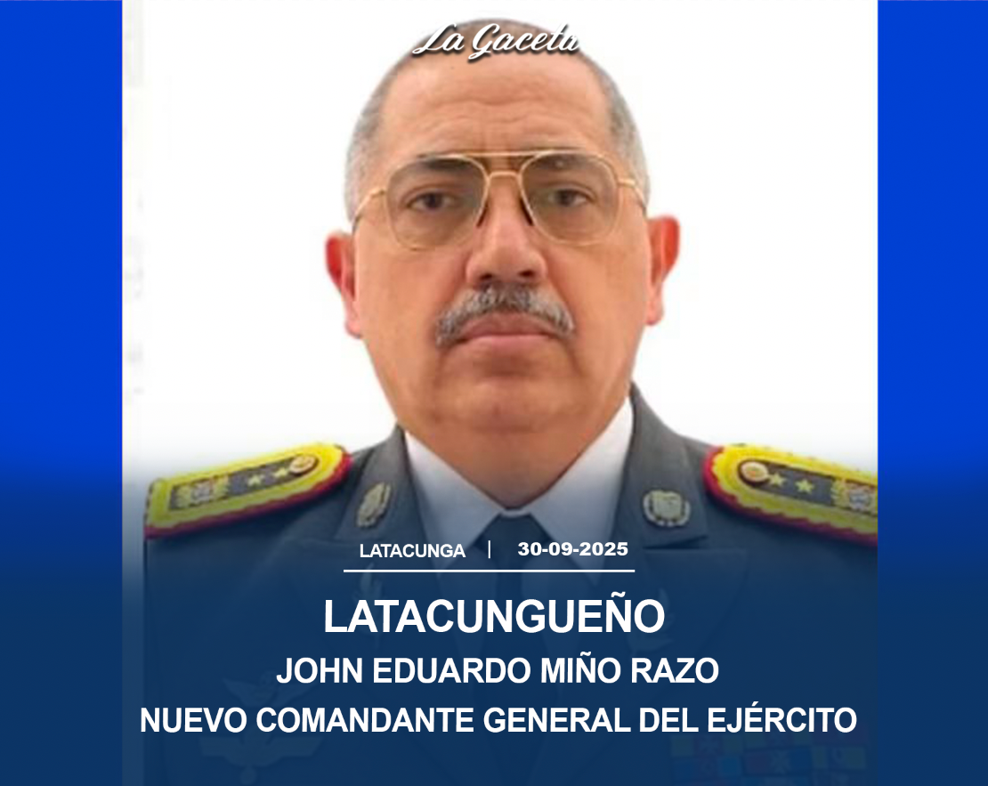 Latacungueño John Eduardo Miño Razo