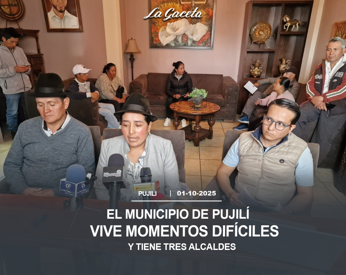 El municipio de Pujilí vive momentos difíciles y tiene tres alcaldes
