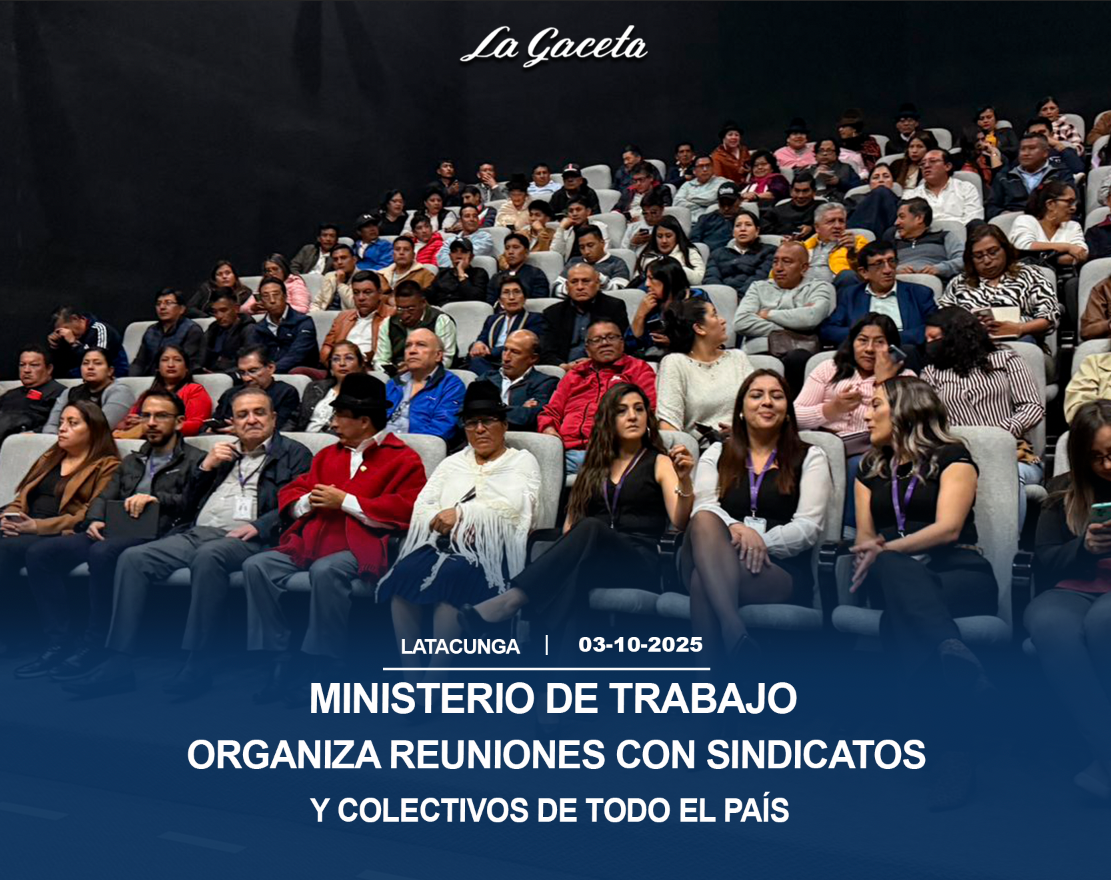 Ministerio de Trabajo organiza reuniones con sindicatos y colectivos de todo el país