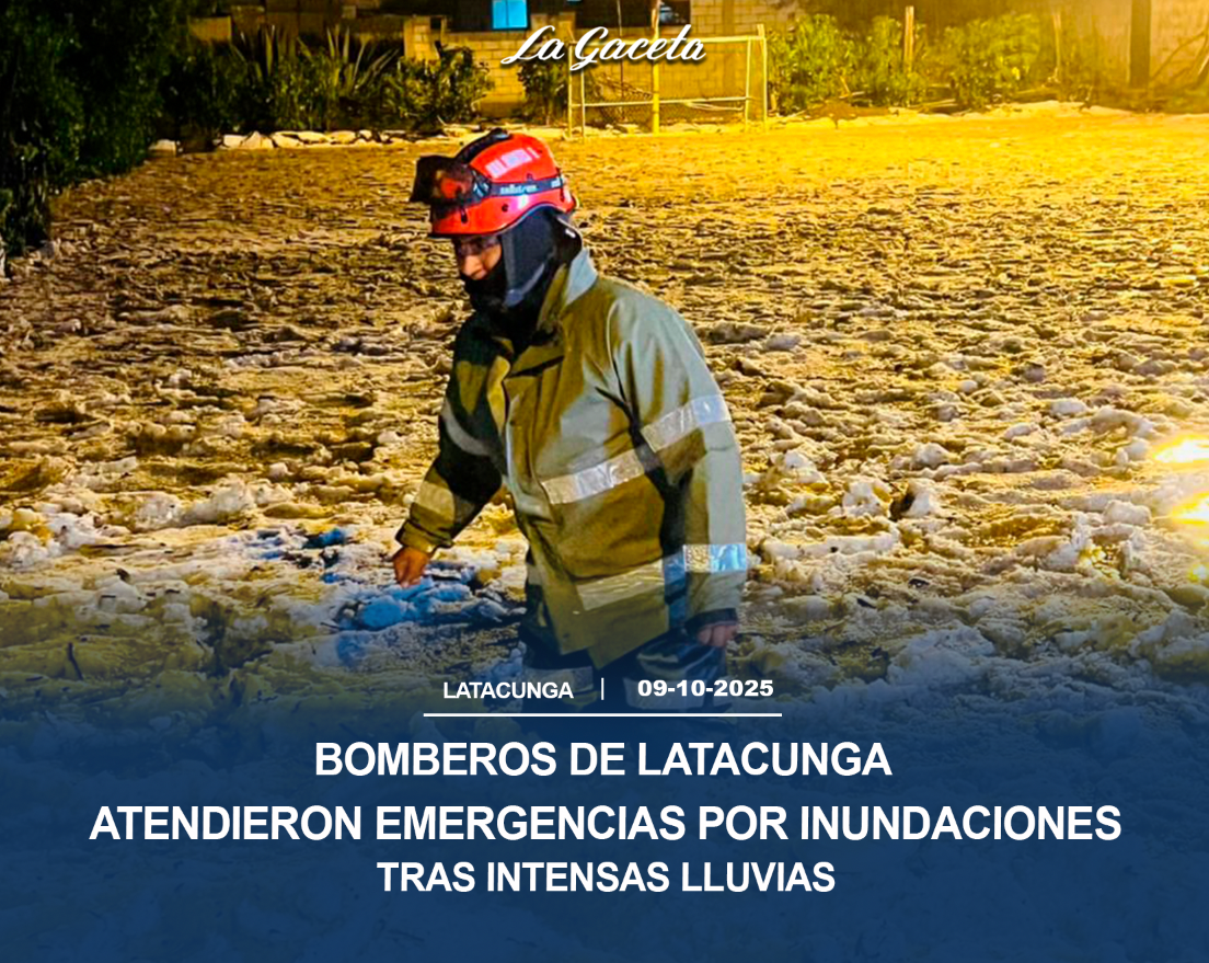 Bomberos de Latacunga atendieron emergencias por inundaciones tras intensas lluvias