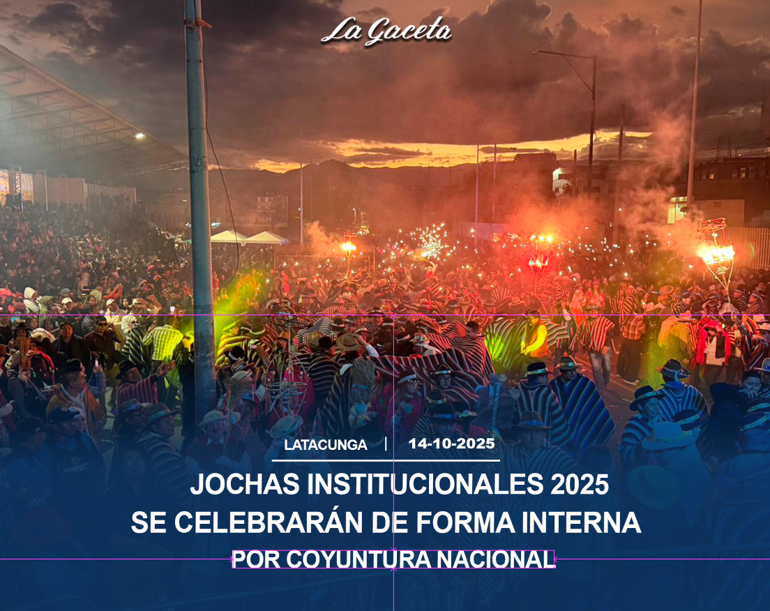 Jochas institucionales 2025 se celebrarán de forma interna por coyuntura nacional