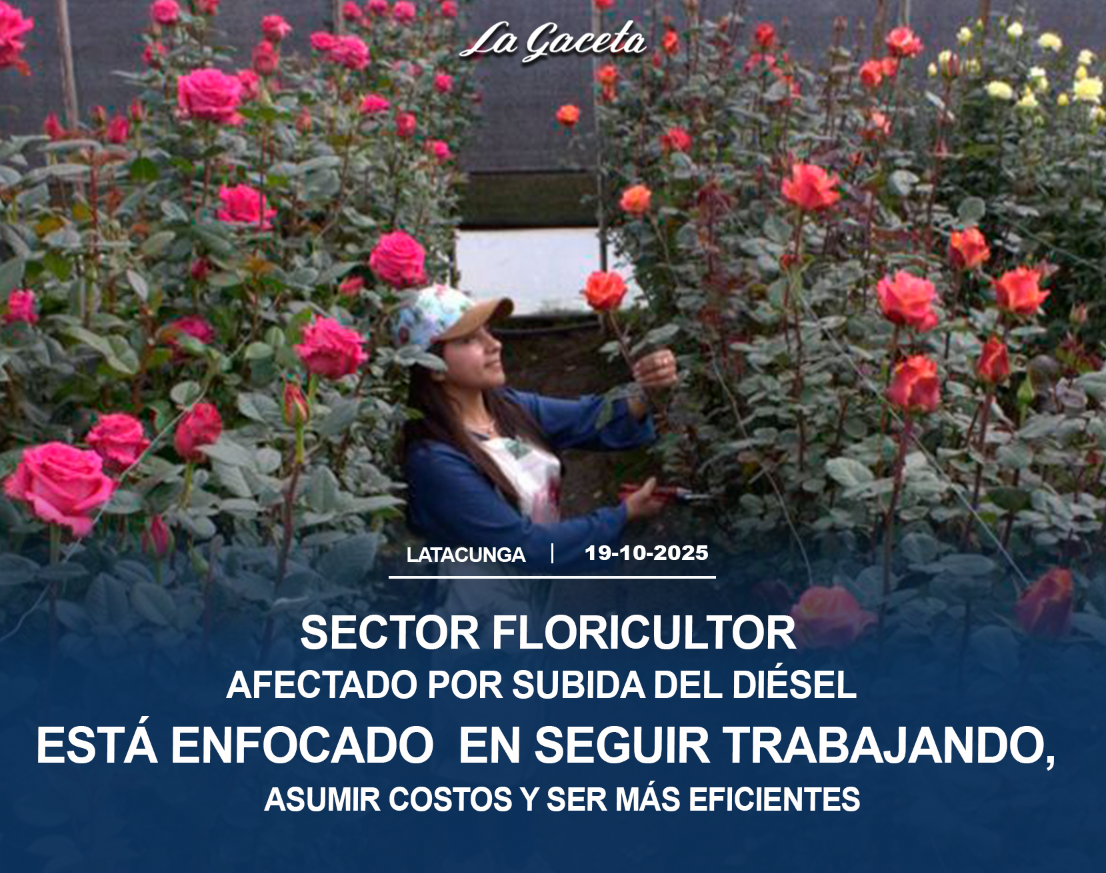 Sector floricultor afectado por subida del diésel 