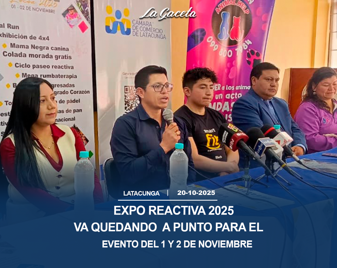 Organizadores de la EXPO REACTIVA 2025 van dejando todo a punto para el evento del 1 y 2 de noviembre