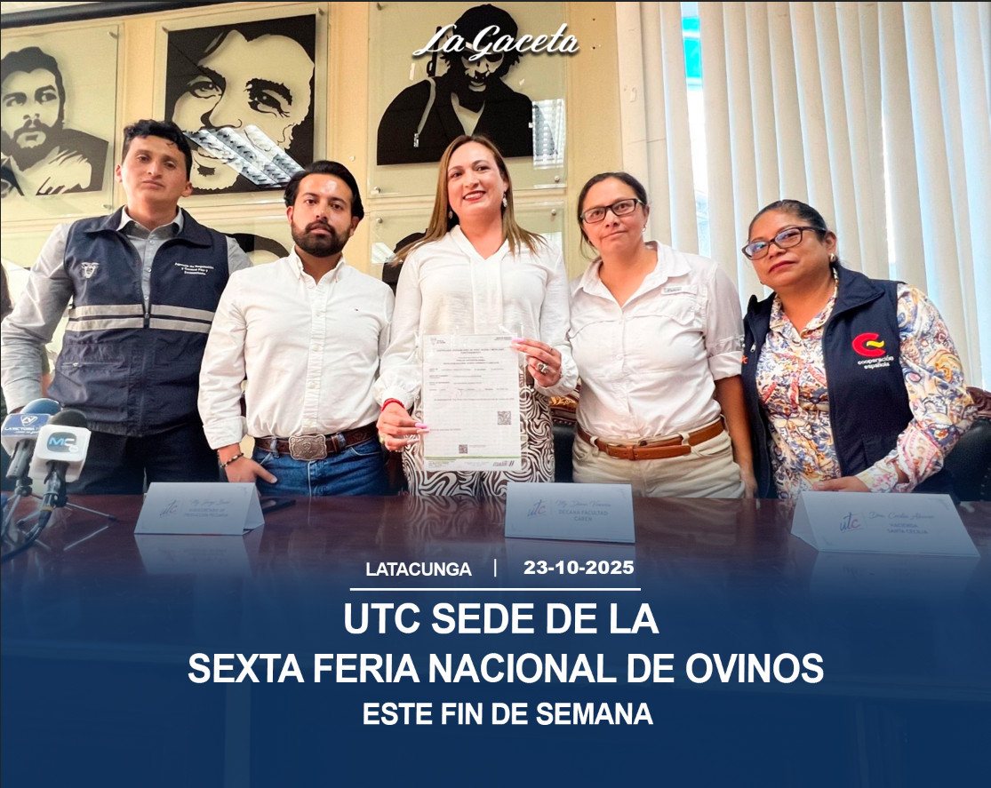 UTC sede de la Sexta Feria Nacional de Ovinos este fin de semana