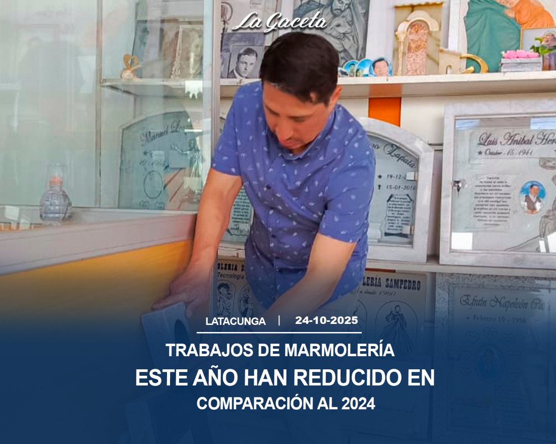 Trabajos de marmolería este año han reducido en comparación al 2024