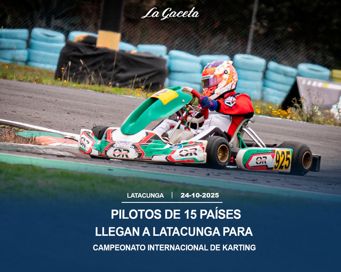 Pilotos de 15 países llegan a Latacunga para Campeonato Internacional de Karting