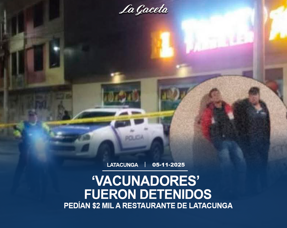 ‘Vacunadores’ fueron detenidos