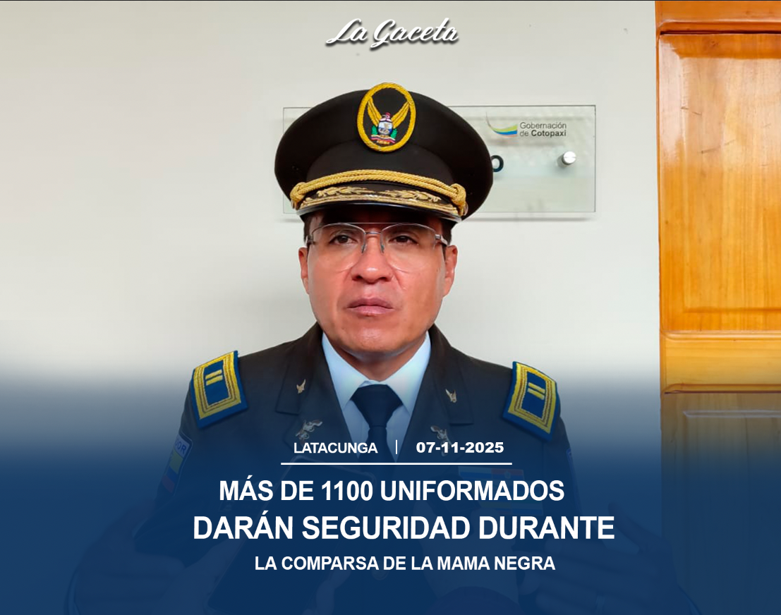 Más de 1100 uniformados darán seguridad durante la comparsa de la mama negra