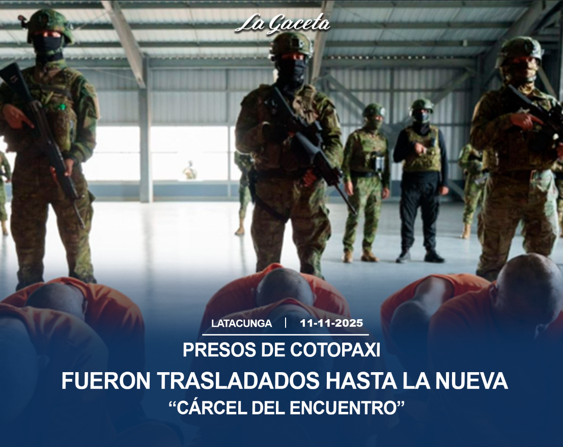 Presos de Cotopaxi fueron trasladados hasta la nueva “cárcel del encuentro”