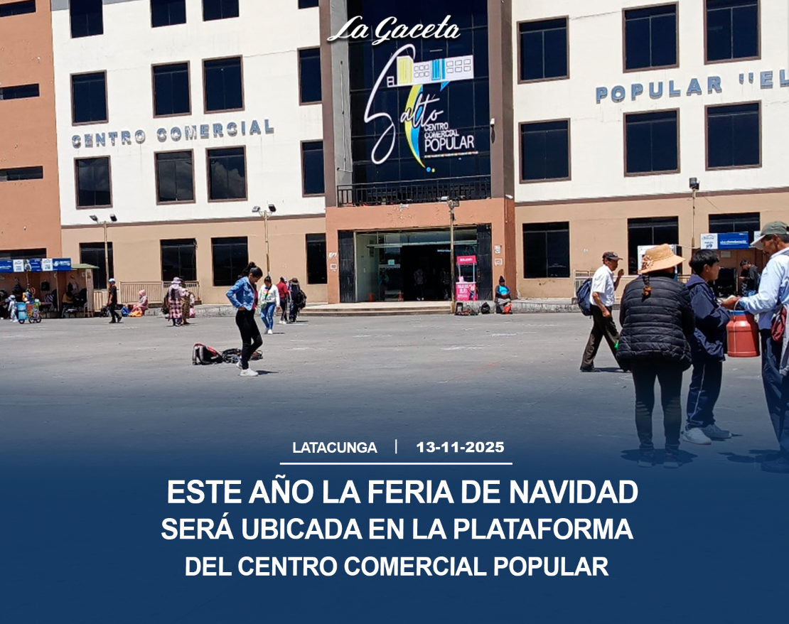 Este año la feria de Navidad será ubicada en la plataforma del Centro Comercial Popular