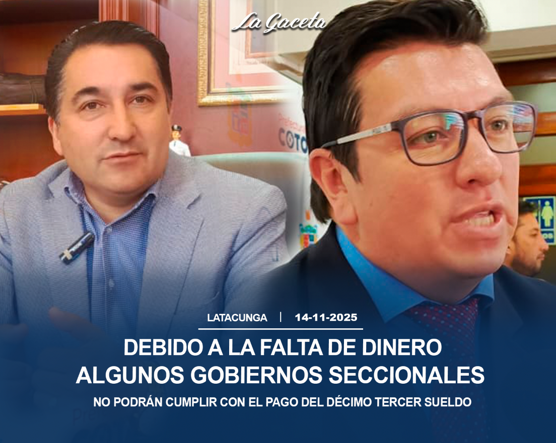 Debido a la falta de dinero algunos gobiernos seccionales no podrán cumplir con el pago del décimo tercer sueldo