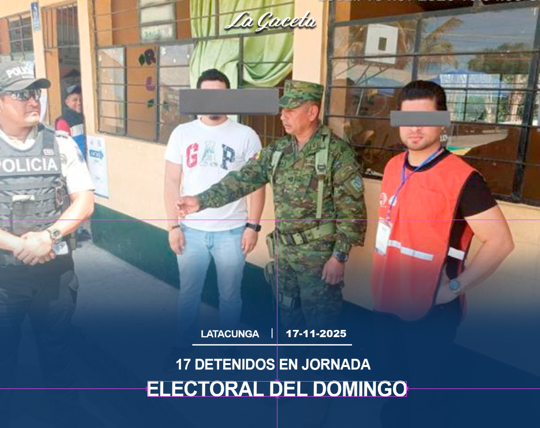 17 detenidos en jornada electoral del domingo