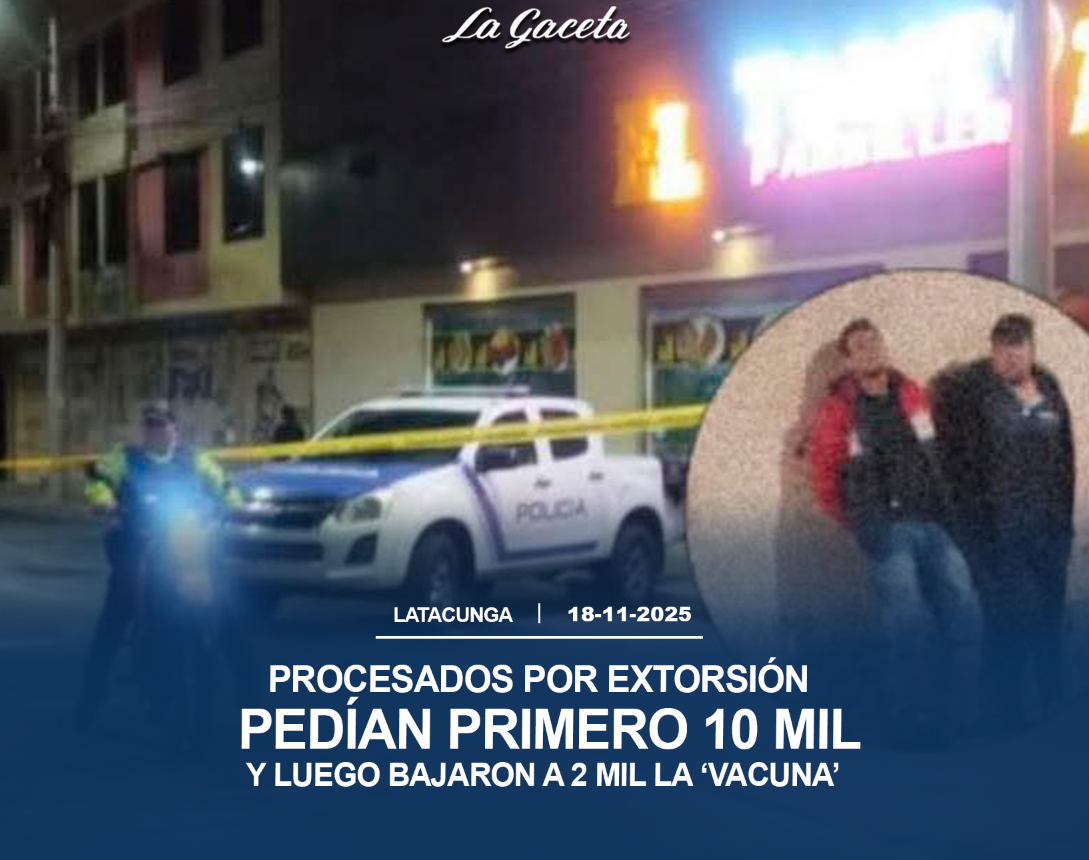 Procesados por extorsión