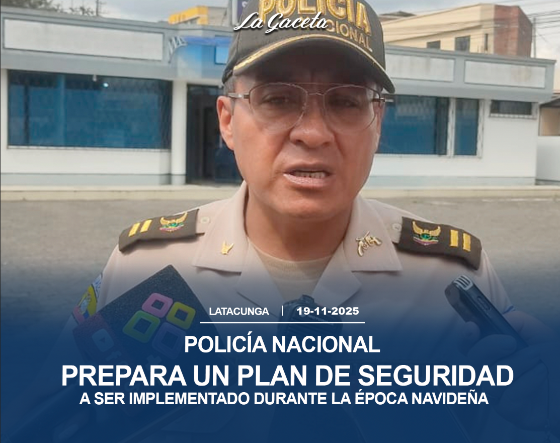 Policía Nacional prepara un plan de seguridad a ser implementado durante la época navideña