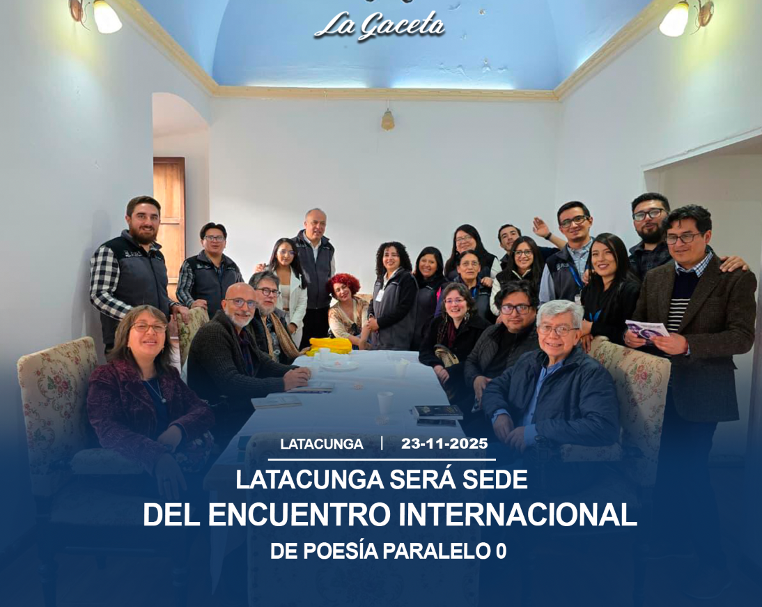Latacunga será sede del Encuentro Internacional de Poesía Paralelo 0