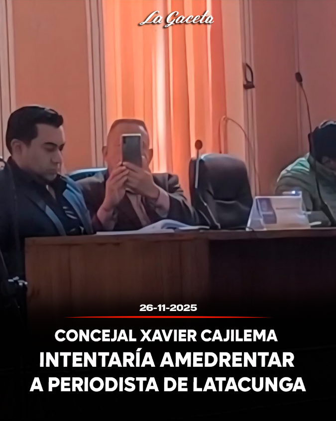 Concejal Xavier Cajilema