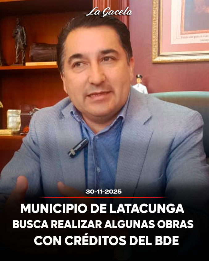 Municipio de Latacunga busca realizar algunas obras en el cantón mediante créditos del BDE