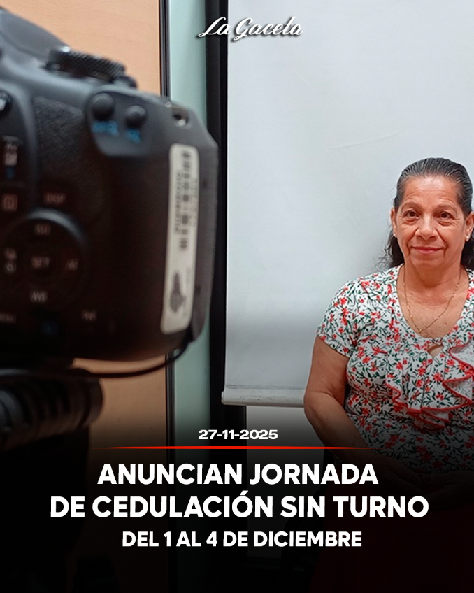 Anuncian jornada de cedulación sin turno del 1 al 4 de diciembre