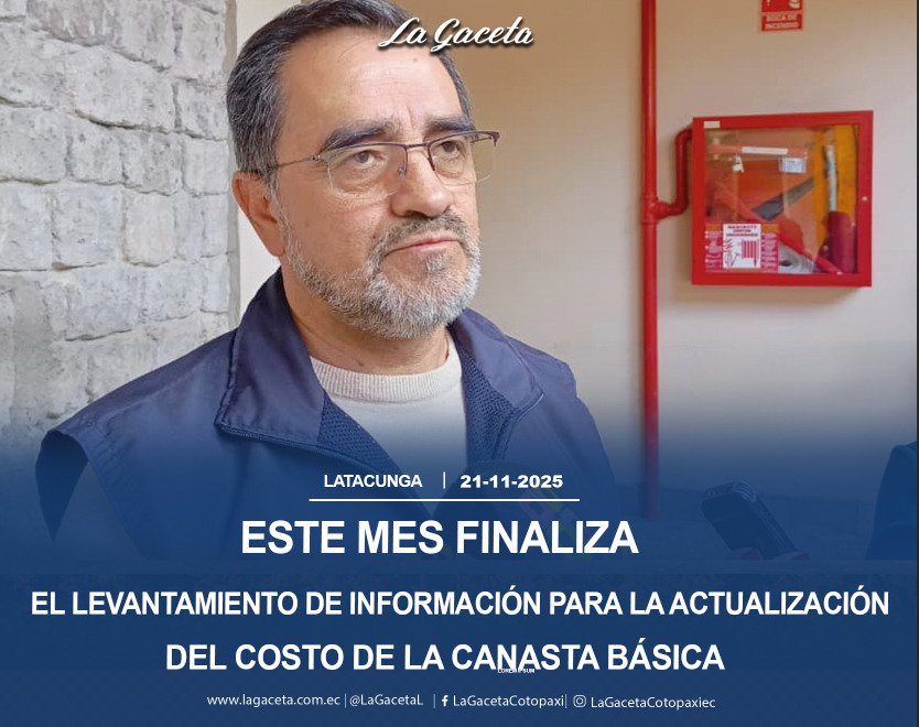 Este mes finaliza el levantamiento de información para la actualización del costo de la canasta básica