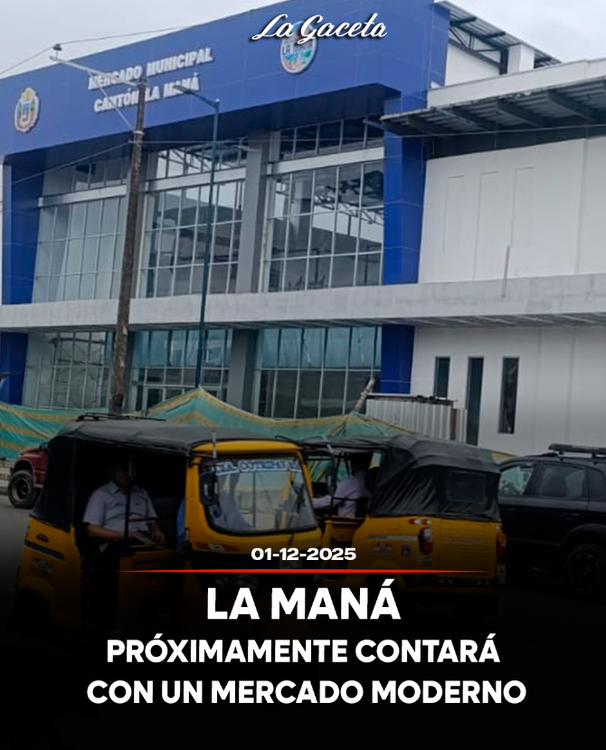 La Maná próximamente  contará con un mercado moderno