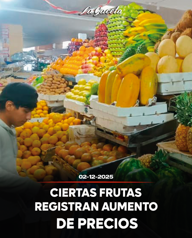 Ciertas frutas registran aumento de precios