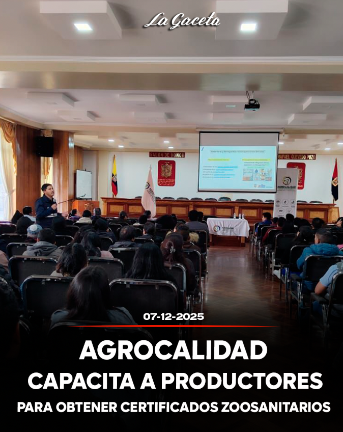 AGROCALIDAD capacita a productores para obtener certificados zoosanitarios