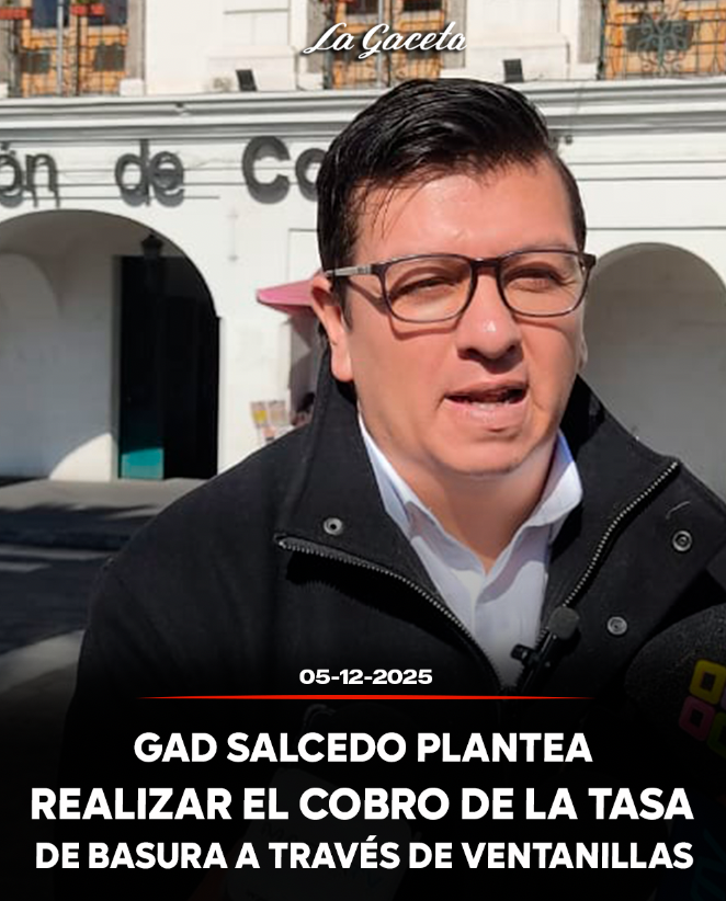 GAD Salcedo plantea realizar el cobro de la tasa de basura a través de ventanillas municipales