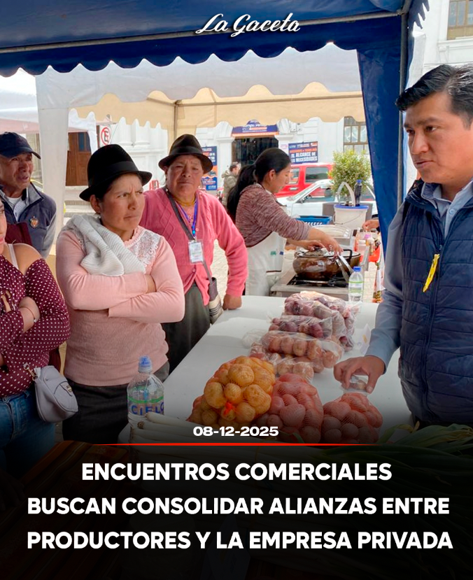 Encuentros comerciales buscan consolidar alianzas entre productores y la empresa privada