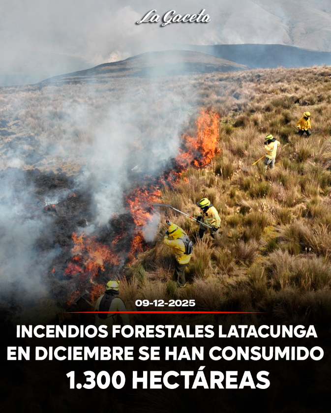 Incendios forestales Latacunga
