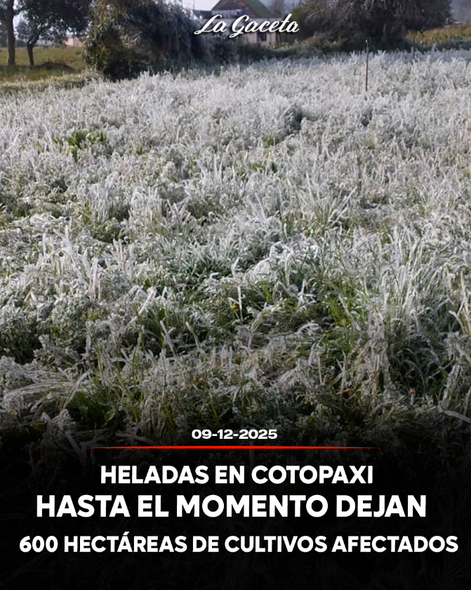 Heladas en Cotopaxi