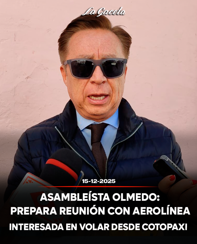 Asambleístas Olmedo: Prepara una reunión con una aerolínea interesada en volar desde Cotopaxi