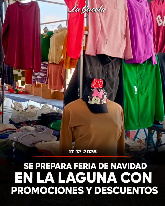 Se prepara Feria de Navidad en La Laguna con promociones y descuentos