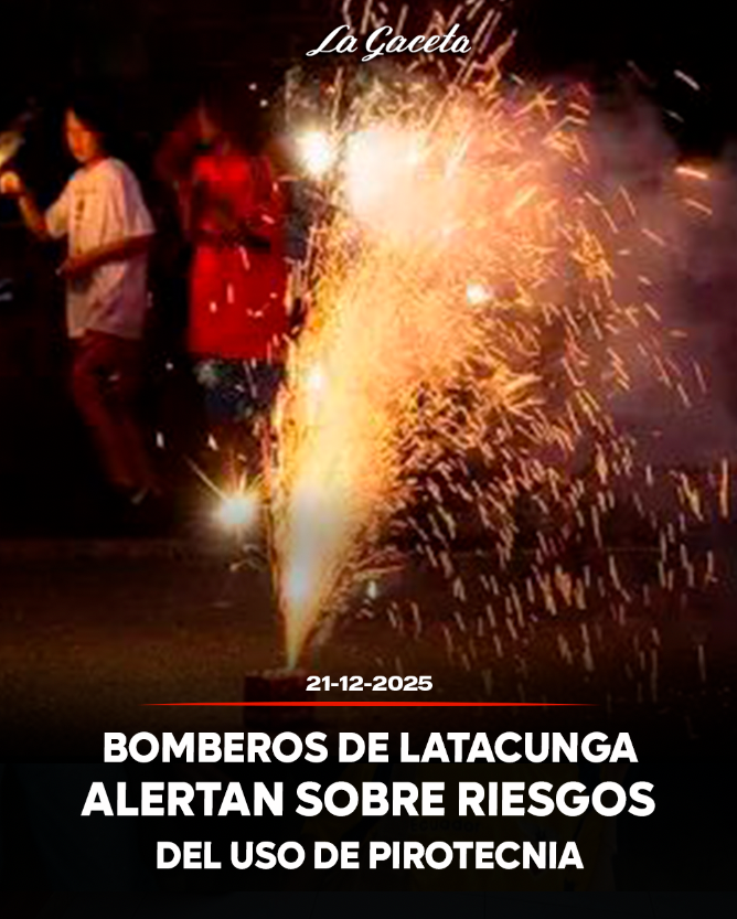 Bomberos de Latacunga alertan sobre riesgos del uso de pirotecnia